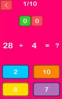 Mathe-Spiel - Hinzufügen, Subtrahieren, Zählen Screen Shot 5