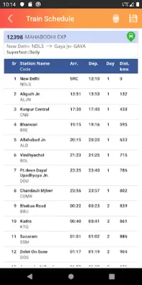 National Train Enquiry System Screen Shot 4
