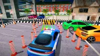 एडवांस पुलिस कार पार्किंग गेम 3 डी: डरावना स्टंट Screen Shot 2
