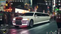 Limousine Taxi Driving Game Screen Shot 1