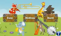 Jogos de música para crianças instrumento musicais Screen Shot 0