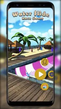 Water Slide Race Game Screen Shot 0