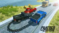 geketend vrachtauto mega ramps spel Screen Shot 1