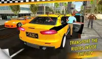 City Taxi Driver: Yellow Cab Crazy Car Driving Screen Shot 12