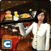 Nhà hàng Waitress ảo 3D Nhà hàng Sim