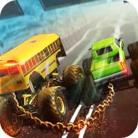 Chained Monster Truck 3D Crazy Car Racing
