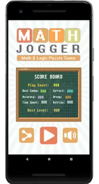 Math Jogger - Math and Logic Puzzle Game Screen Shot 1