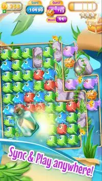 Sea Fishdom Pop Blast Match Puzzle Screen Shot 3