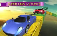 Carreras de coches imposibles: Car Stunts Screen Shot 2