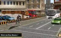 stad bus parkeren het rijden spel Screen Shot 4
