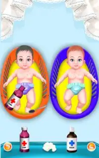 Twins Babysitter Baby Spiele Screen Shot 3