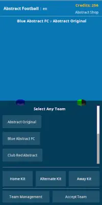 Abstract Football - Offline Fantasy Team Soccer Screen Shot 6