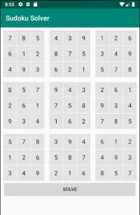 Sudoku Solver Screen Shot 1