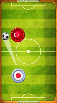 エアホッケー トーナメント - サッカーゲーム Screen Shot 0