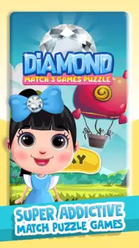 Diamond Match 3 - Jewel Match Puzzle Games Offline Screen Shot 0
