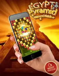 egypt pyramid diamond match Screen Shot 2