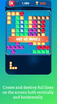 Block Puzzle - Fill The Grid With Jewel Blocks Screen Shot 6