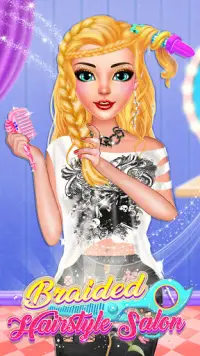 Braided Hairstyle Salon: Make Up And Dress Up Screen Shot 0