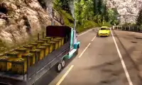 हेवी ड्यूटी 18 व्हीलर ट्रक ड्राइव - Offroad खेल Screen Shot 4