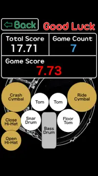 Drums Perfect Pitch - Rhythm sound practice game. Screen Shot 0