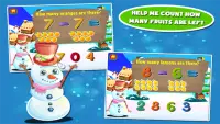 Snowman Preschool Math Games Screen Shot 2