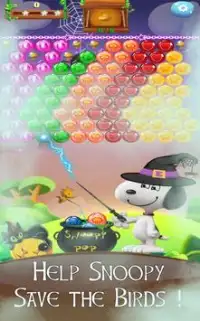 Snoopy Bubbles Pop Land Screen Shot 0