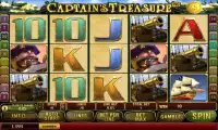 Captain's Treasure Slots Screen Shot 0