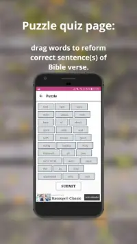 World English Bible (WEB) verses Memorization game Screen Shot 3