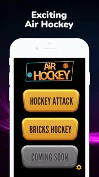 Air Hockey : Single, Multiplayer & Online Screen Shot 0