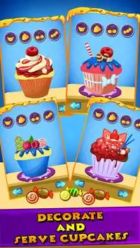 Cupcake Maker - Juegos de coci Screen Shot 3