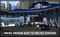 Coach Bus Police Transport 3D Screen Shot 13