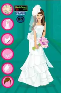 Fashion Girl Wedding Dress up Screen Shot 2