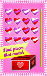Valentine Heart Match Screen Shot 0