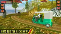 Tuk Tuk Rickshaw jogos Índia Auto Motorista 2018 Screen Shot 4