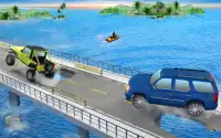 Auto Fahren gebrochen Brücke unmöglich Kunststück Screen Shot 5