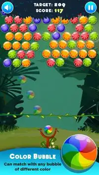 Jungle Bubble shooter Screen Shot 2