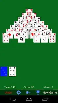 Pyramid Solitaire Screen Shot 6