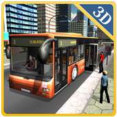都市のバスは、3Dシミュレータを駆動