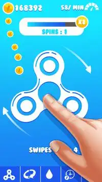 fidget spinner - reduce stress and have fun Screen Shot 2