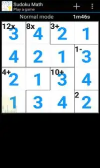 Sudoku Math Screen Shot 2