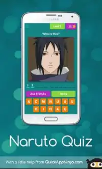 Naruto Quiz Screen Shot 0