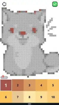 Pet Pixel Art Coloring By Number Screen Shot 5