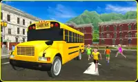 School Bus Driver - Impossible Metro City Driving Screen Shot 3