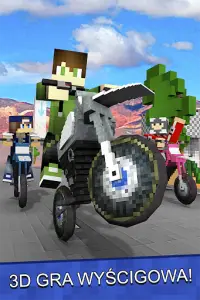 Dirtbike Survival Block Motos - Motorcycle Racing Screen Shot 0