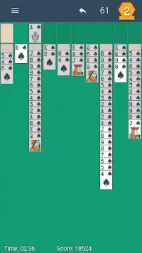 Spider Solitaire One Suit Screen Shot 0