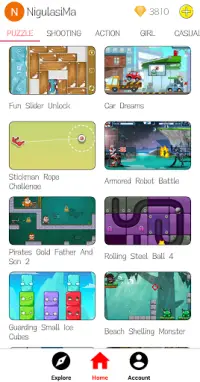 Fun GameBox 5000  коллекция офлайн-игр Screen Shot 0