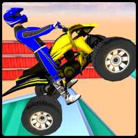 ATV quad bike onmogelijke track stunts racegames