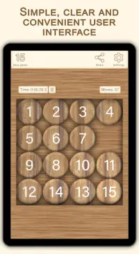 15 Puzzle (Game of Fifteen) Screen Shot 0