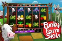 Funky Farm Slots - Big Jackpot Screen Shot 1