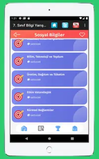 7. Sınıf Tüm Dersler Test Çöz Screen Shot 8